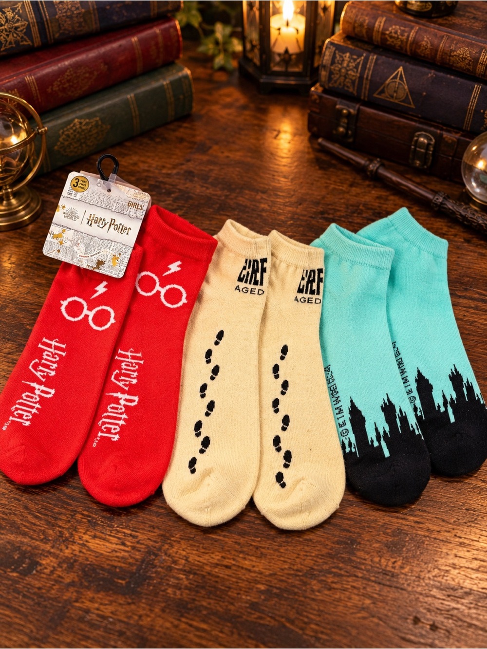 NWT Harry Potter Socks 4-10 Shoe Size